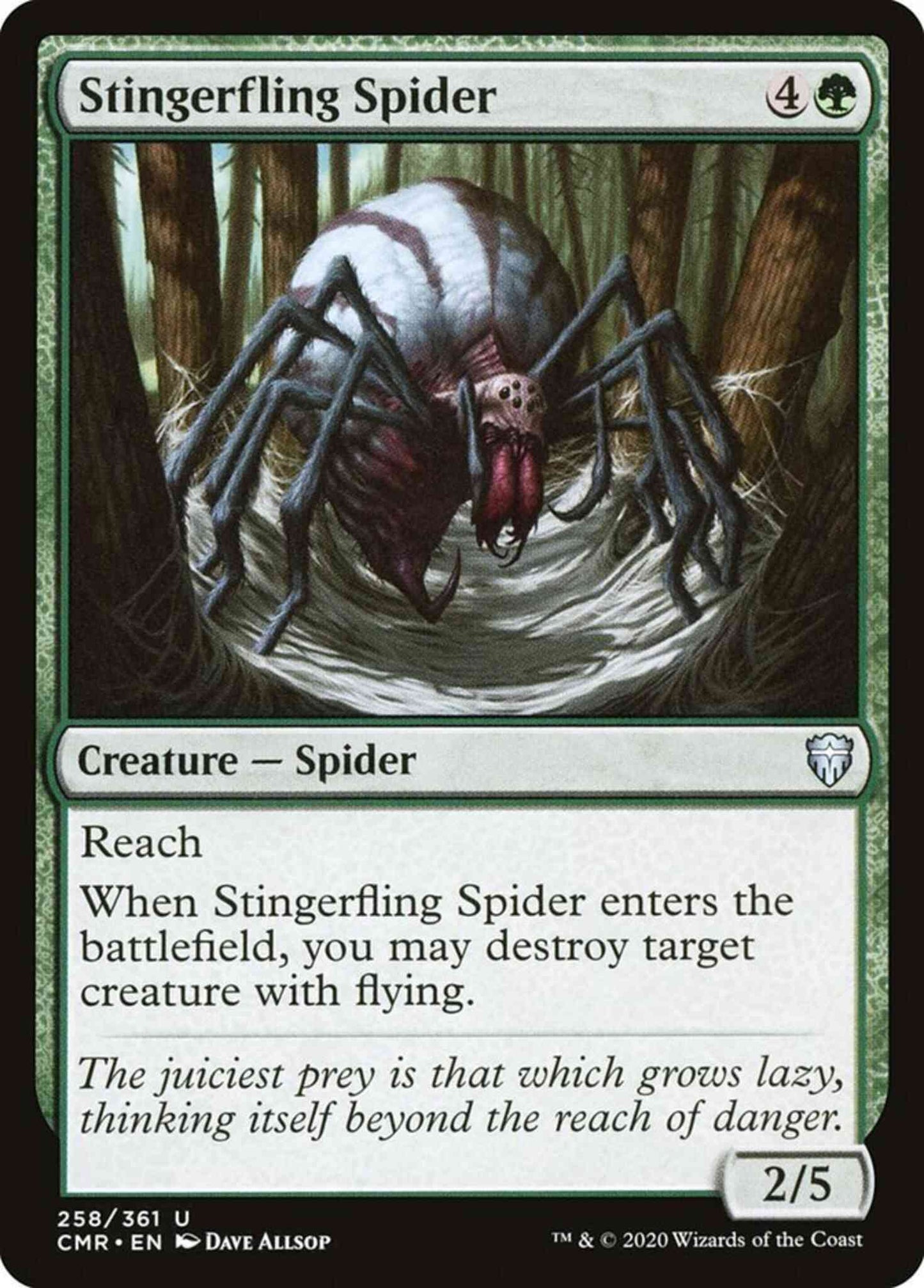 Stingerfling Spider [258] [Commander Legends] [Non-Foil]