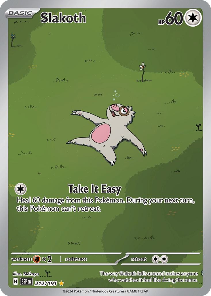 Slakoth - 212/191 - Illustration Rare [sv08-212] [Ultra]