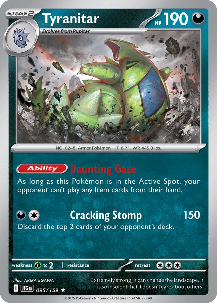 Tyranitar - 095/159 - Rare [sv09-095] [Holo]