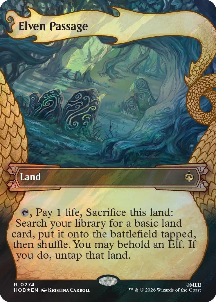 Elven Passage [274] [Borderless] [Dragon Hoard] [The Hobbit] [Surge Foil]