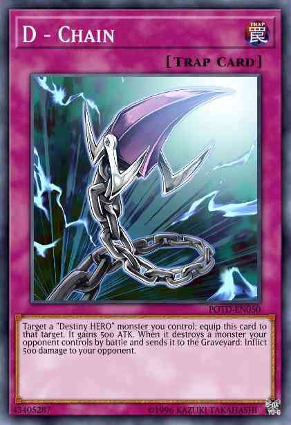 D - Chain - POTD-EN050 - Ultimate Rare - 1st Edition