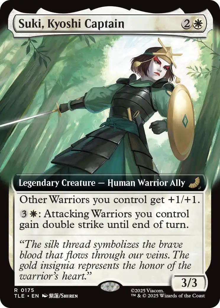 Suki, Kyoshi Captain [175] [Extended Art] [Avatar: The Last Airbender Eternal] [Non-Foil]