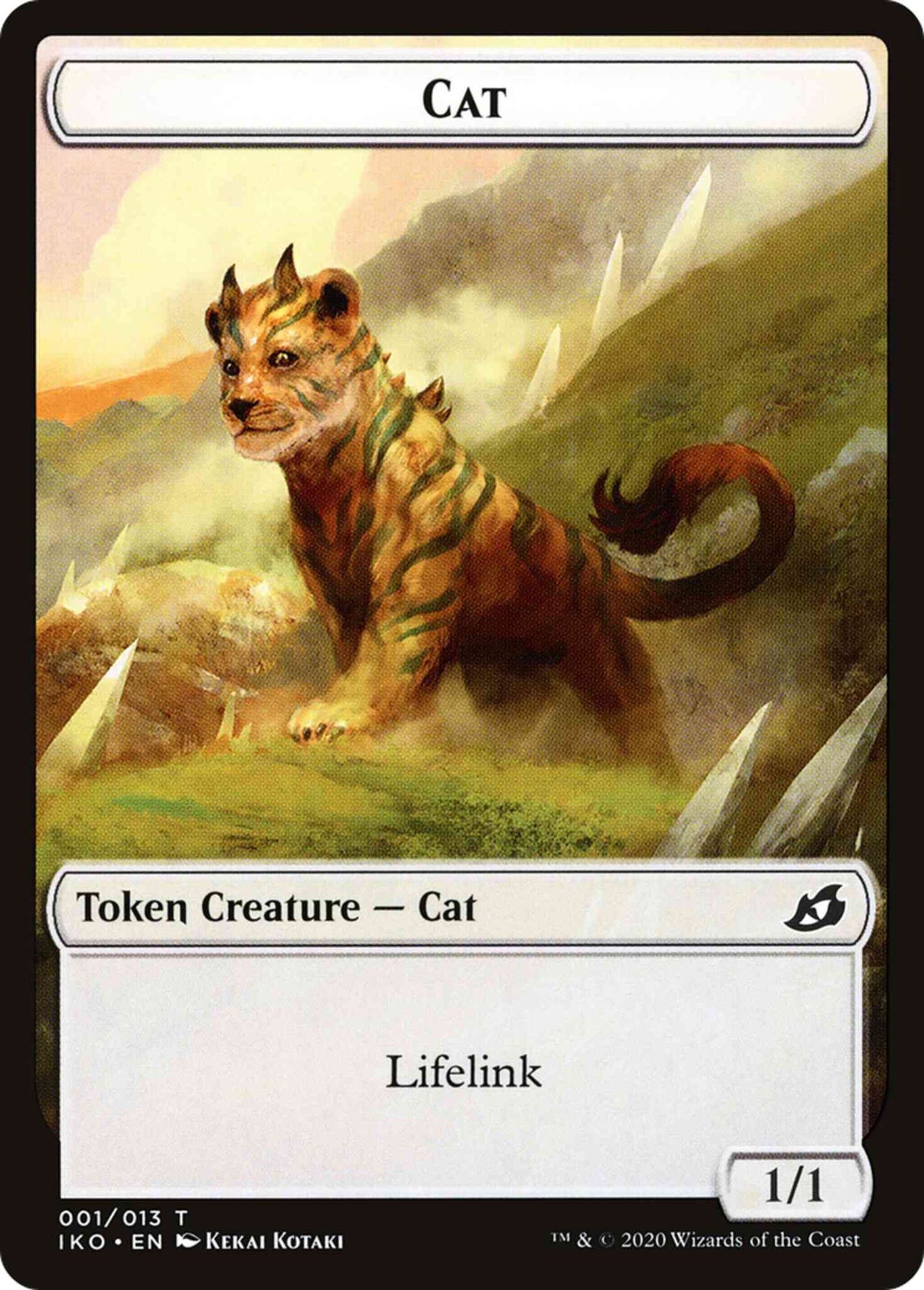 Cat Token [01] [Ikoria Lair of Behemoths Tokens] [Non-Foil]