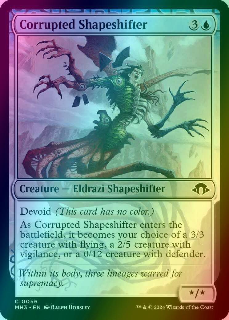 Corrupted Shapeshifter [56] [Modern Horizons 3] [Foil]