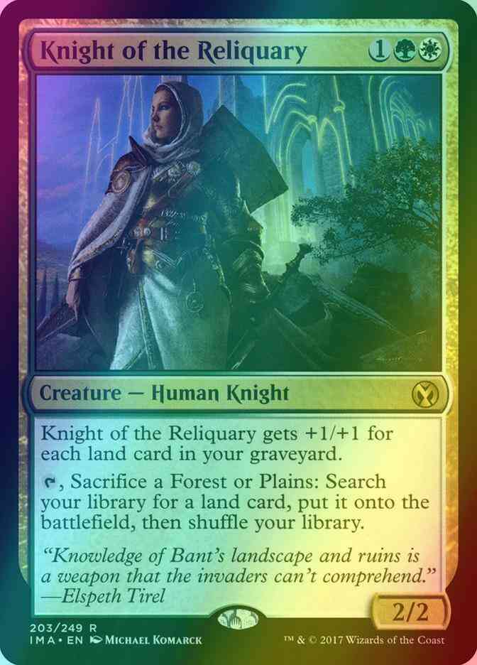 Knight of the Reliquary [203] [Iconic Masters] [Foil]