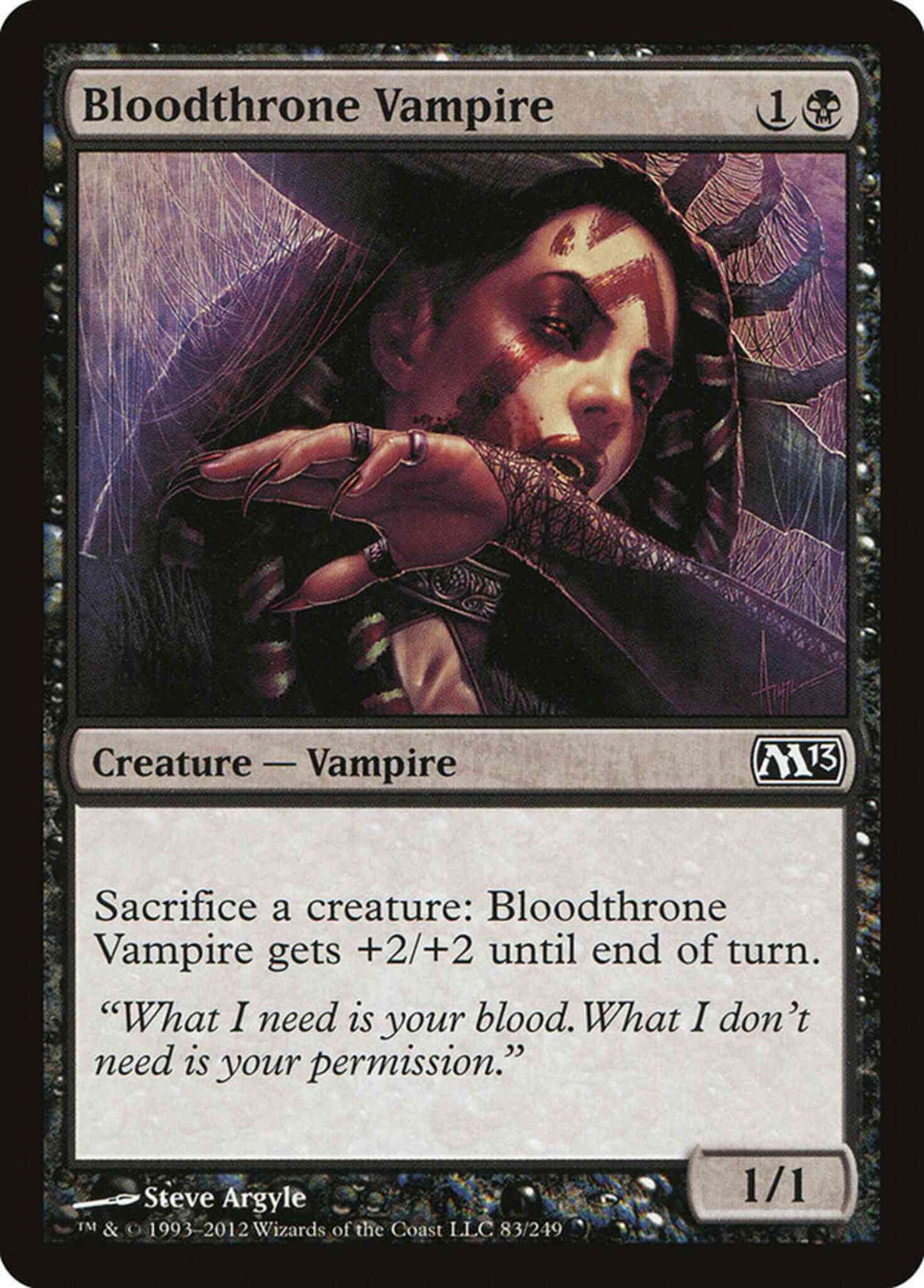Bloodthrone Vampire [83] [Magic 2013] [Non-Foil]