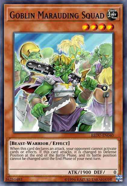 Goblin Marauding Squad - REDU-EN040 - Common - 1st Edition