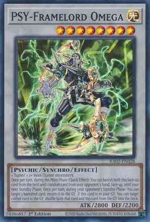 PSY-Framelord Omega - RA02-EN028 - Super Rare - 1st Edition