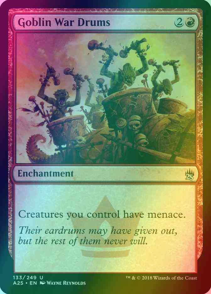 Goblin War Drums [133] [Masters 25] [Foil]