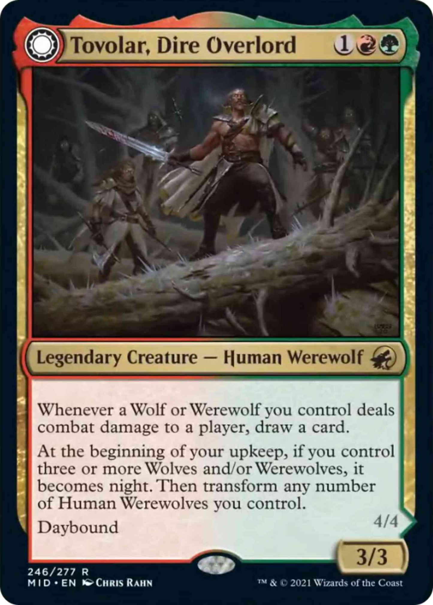 Tovolar, Dire Overlord // Tovolar, the Midnight Scourge [246] [Innistrad: Midnight Hunt] [Non-Foil]