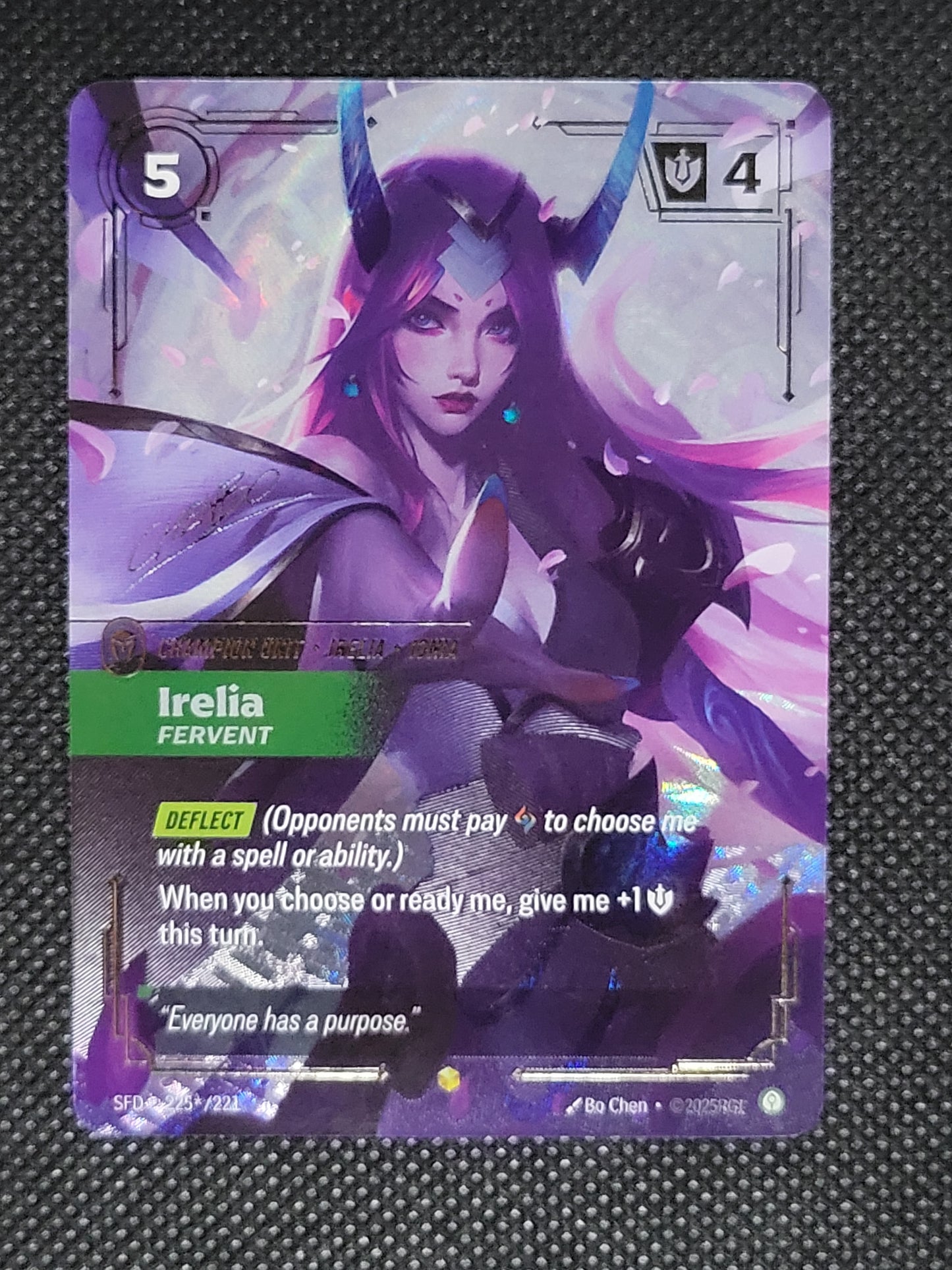 Irelia - Fervent — Signature|Foil — ID 19207