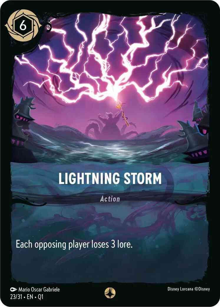 Lightning Storm - 23/31 [Illumineer's Quest: Deep Trouble] [Non-Foil]