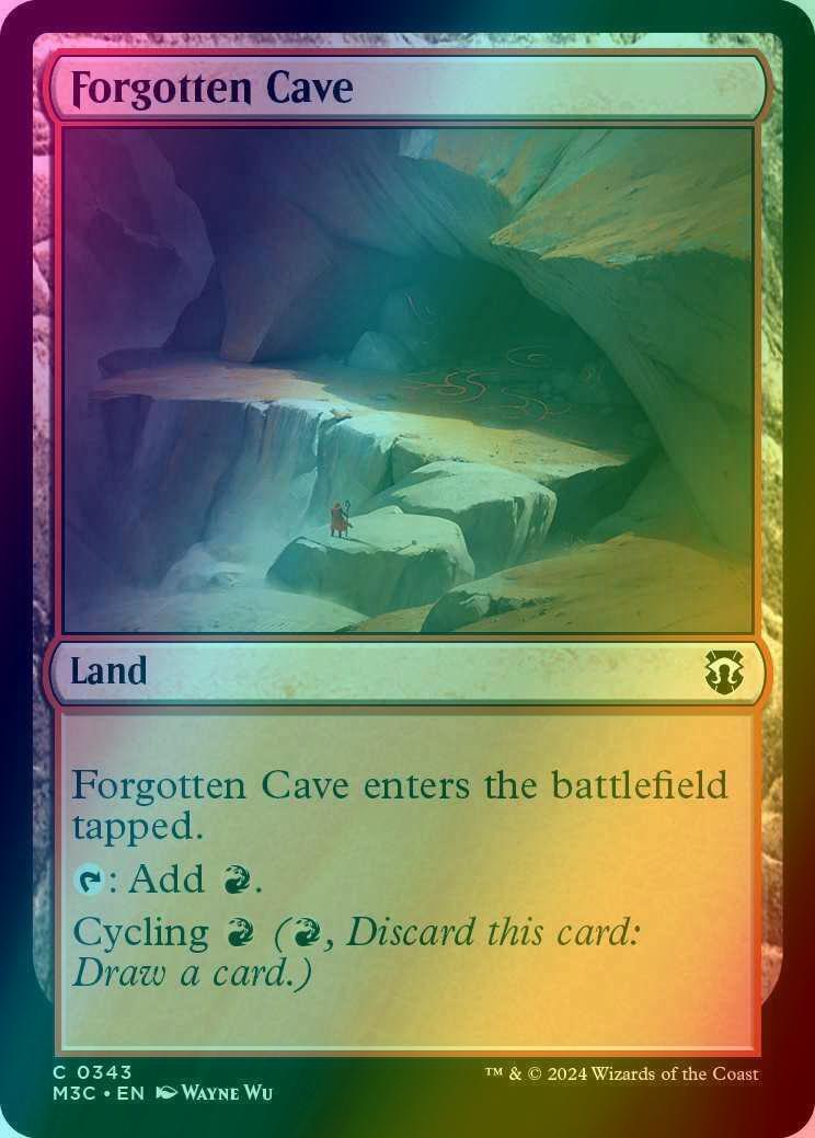 Forgotten Cave [343] [Modern Horizons 3: Commander] [Ripple Foil]