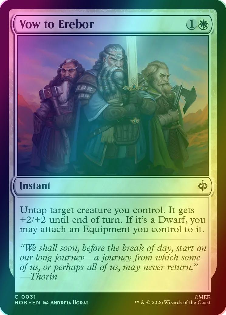 Vow to Erebor [31] [The Hobbit] [Foil]
