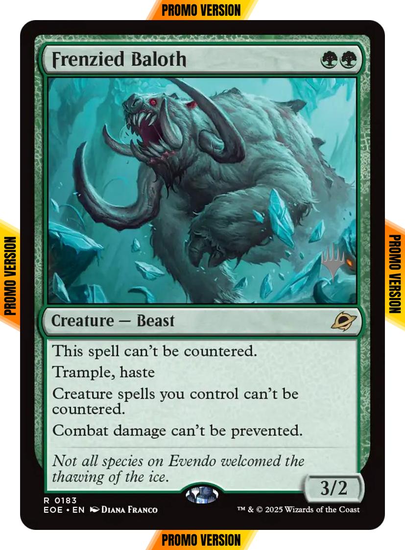 Frenzied Baloth [183p] [Promo Pack] [Edge of Eternities: Promos] [Non-Foil]