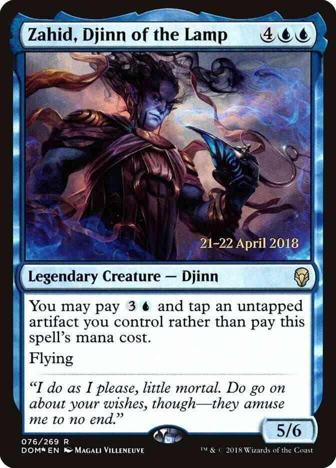 Zahid, Djinn of the Lamp [76s] [Dominaria Promos] [Foil]