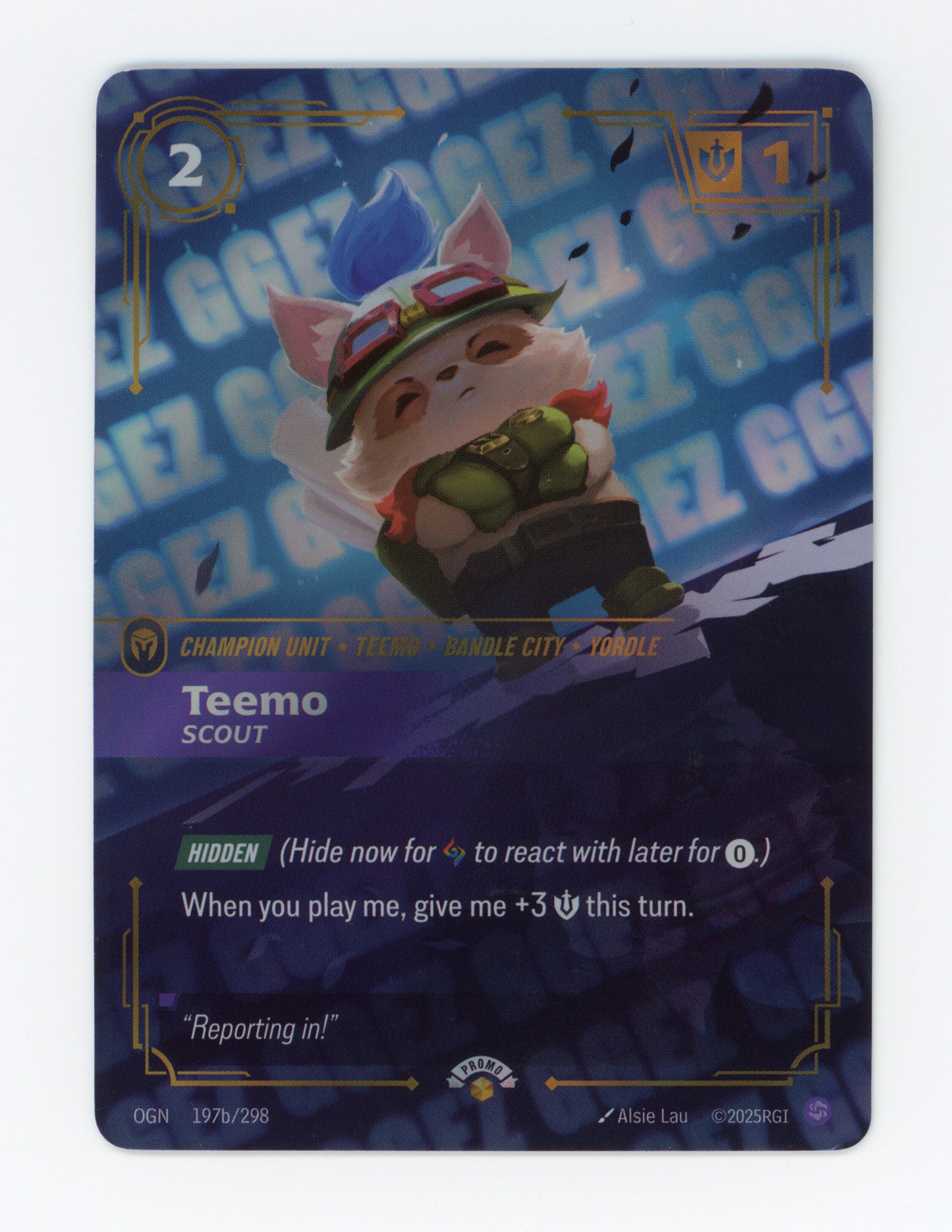Teemo - Scout — GG EZ|Foil — ID 19234