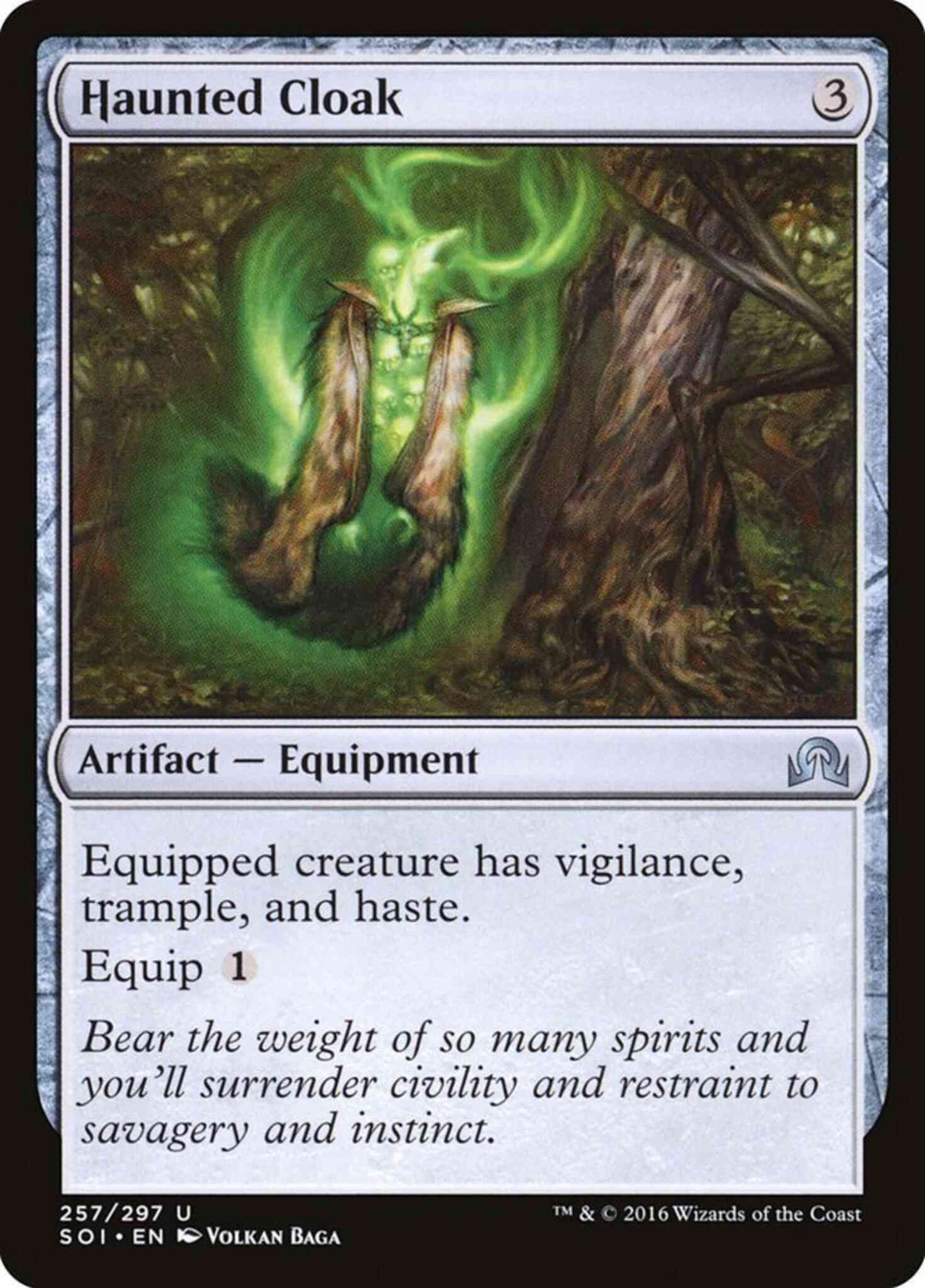 Haunted Cloak [257] [Shadows over Innistrad] [Non-Foil]