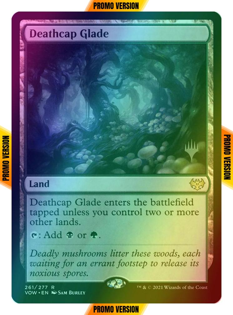 Deathcap Glade [261p] [Promo Pack] [Innistrad: Crimson Vow Promos] [Foil]