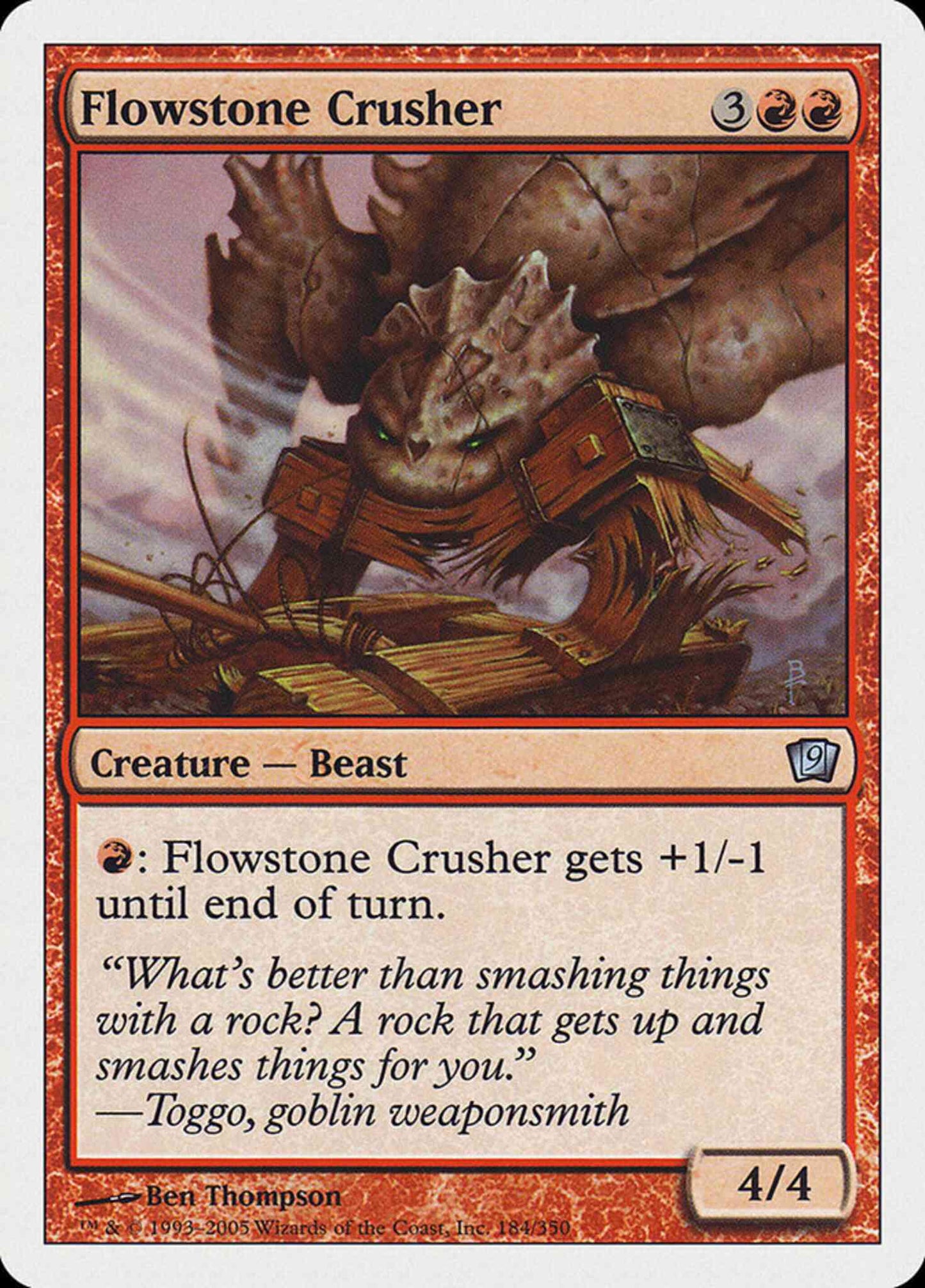 Flowstone Crusher [184] [Ninth Edition] [Non-Foil]