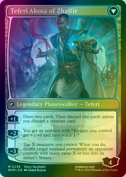 Invasion of New Phyrexia // Teferi Akosa of Zhalfir [239] [March of the Machine] [Foil]