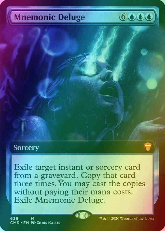 Mnemonic Deluge [638] [Extended Art] [Commander Legends] [Foil]