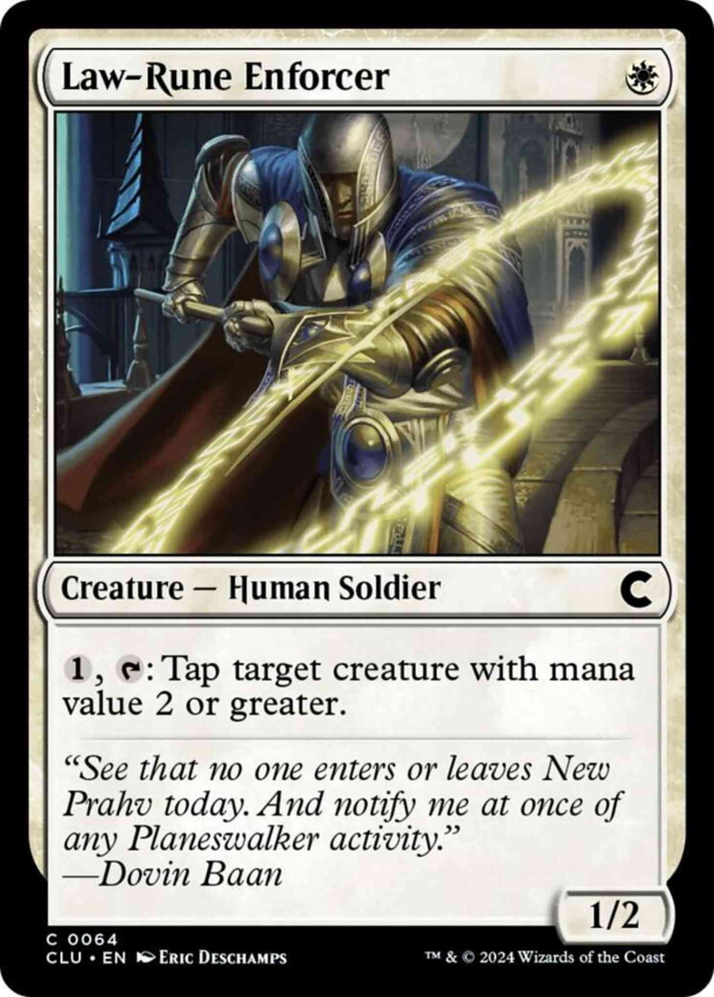 Law-Rune Enforcer [64] [Ravnica: Clue Edition] [Non-Foil]
