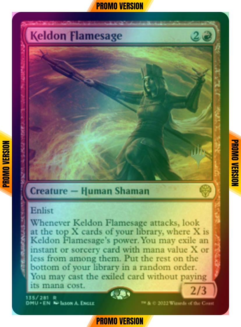 Keldon Flamesage [135p] [Promo Pack] [Dominaria United: Promos] [Foil]