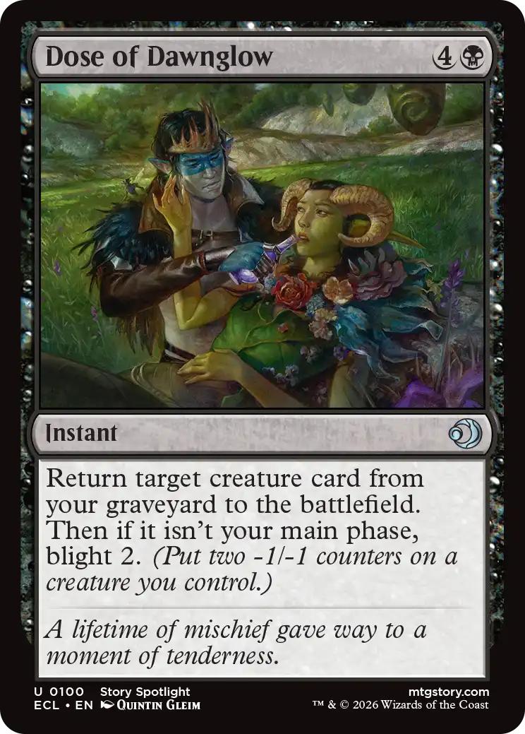 Dose of Dawnglow [100] [Lorwyn Eclipsed] [Non-Foil]