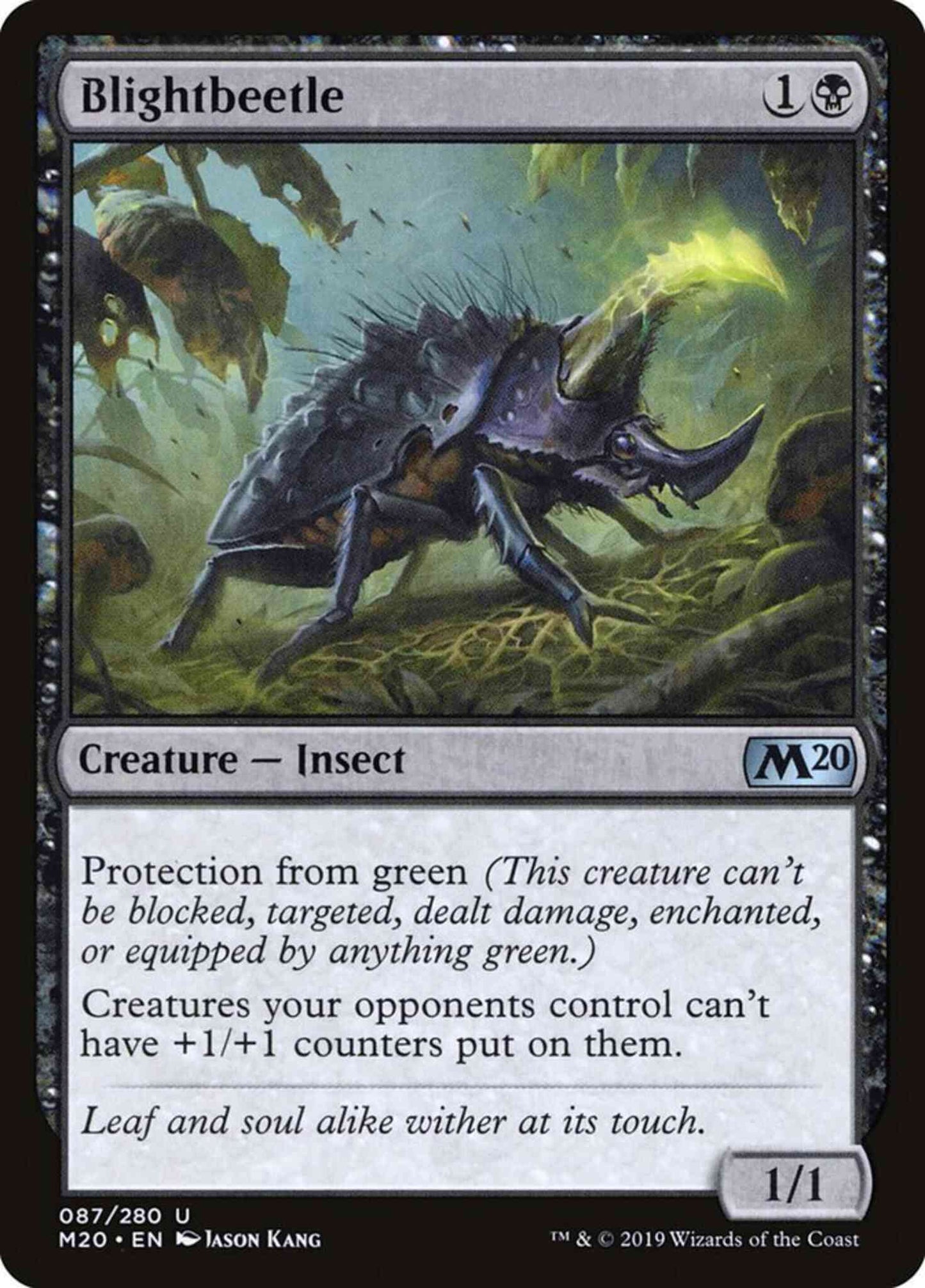 Blightbeetle [87] [Core Set 2020] [Non-Foil]