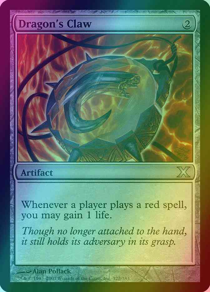 Dragon's Claw [322] [Tenth Edition] [Foil]