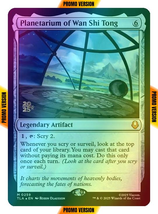 Planetarium of Wan Shi Tong [259s] [Prerelease] [Avatar: The Last Airbender: Promos] [Foil]