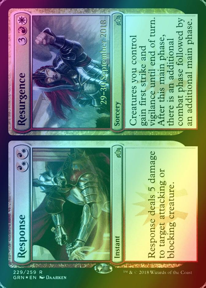 Response // Resurgence [229s] [Guilds of Ravnica Promos] [Foil]