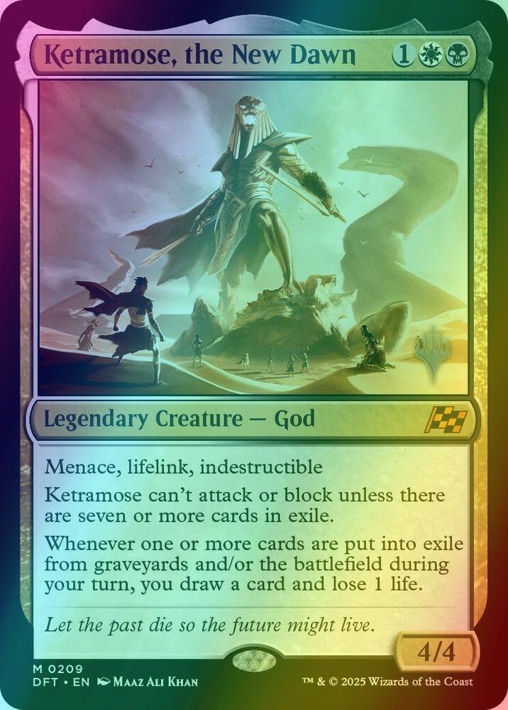 Ketramose, the New Dawn [209p] [Promo Pack] [Aetherdrift: Promos] [Foil]