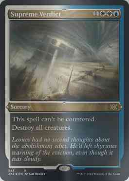 Supreme Verdict [541] [Double Masters 2022] [Etched Foil]