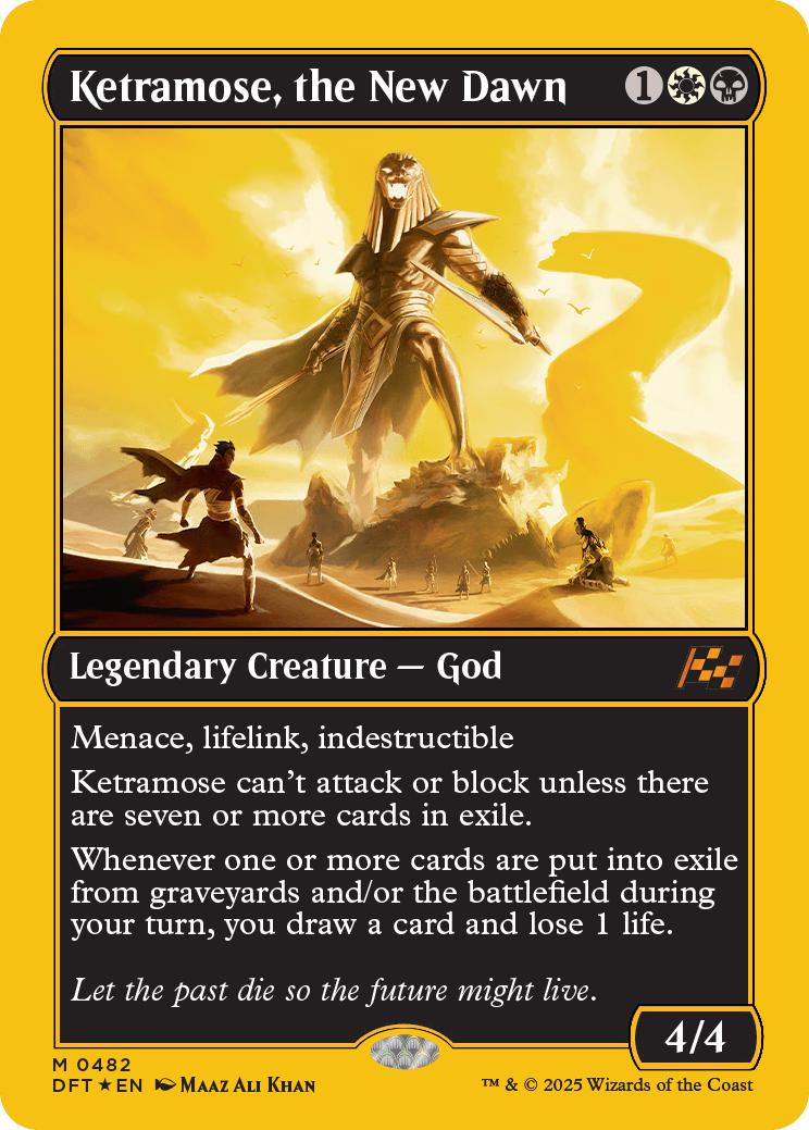 Ketramose, the New Dawn [482] [Aetherdrift] [First-place Foil]