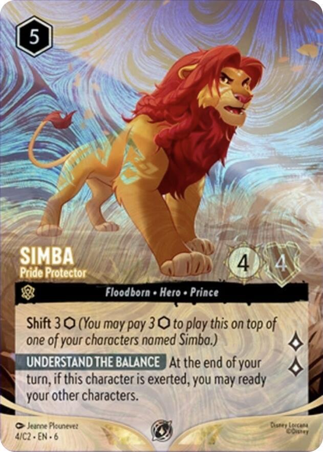 Simba - Pride Protector - 4/C2 [Disney Lorcana Promo Cards] [Holofoil]