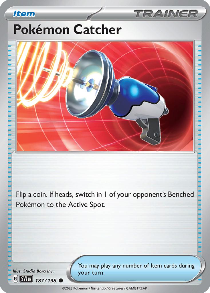 Pokémon Catcher - 187/198 - Common [sv01-187] [Non-Holo]