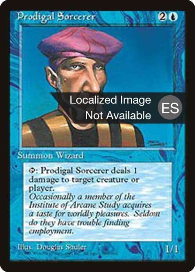 Prodigal Sorcerer - Spanish [94] [Fourth Edition Black Border: Spanish] [Non-Foil]
