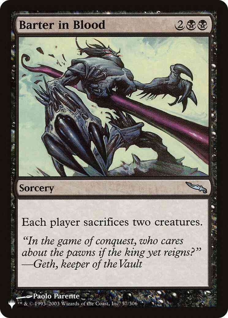 Barter in Blood [MRD-57] [The List] [Non-Foil]