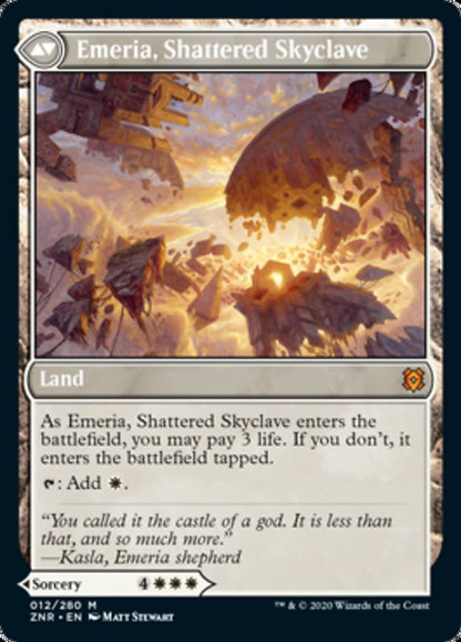 Emeria's Call // Emeria, Shattered Skyclave [12] [Zendikar Rising] [Non-Foil]