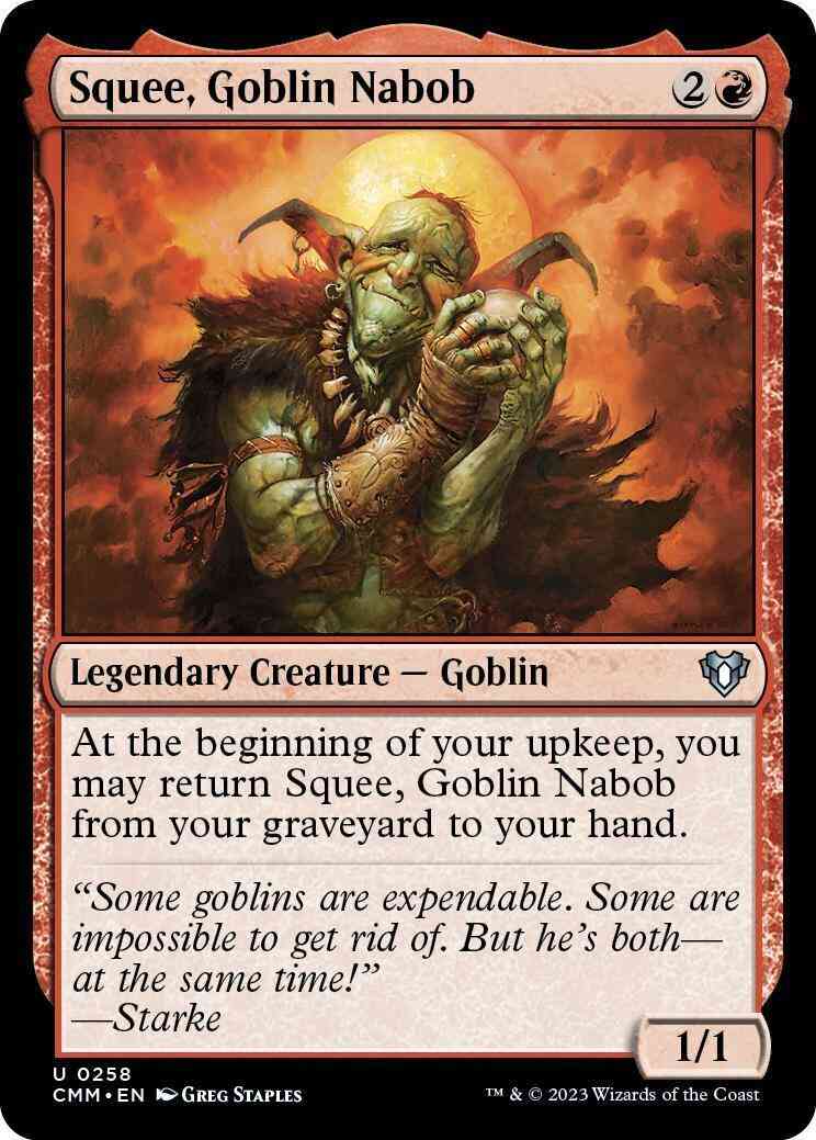 Squee, Goblin Nabob [258] [Commander Masters] [Non-Foil]