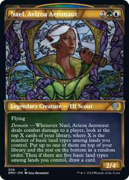 Nael, Avizoa Aeronaut [306] [Stained Glass Showcase] [Dominaria United] [Non-Foil]