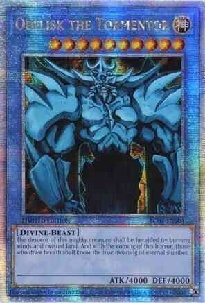 Obelisk the Tormentor - LC01-EN001 - Quarter Century Secret Rare - Limited