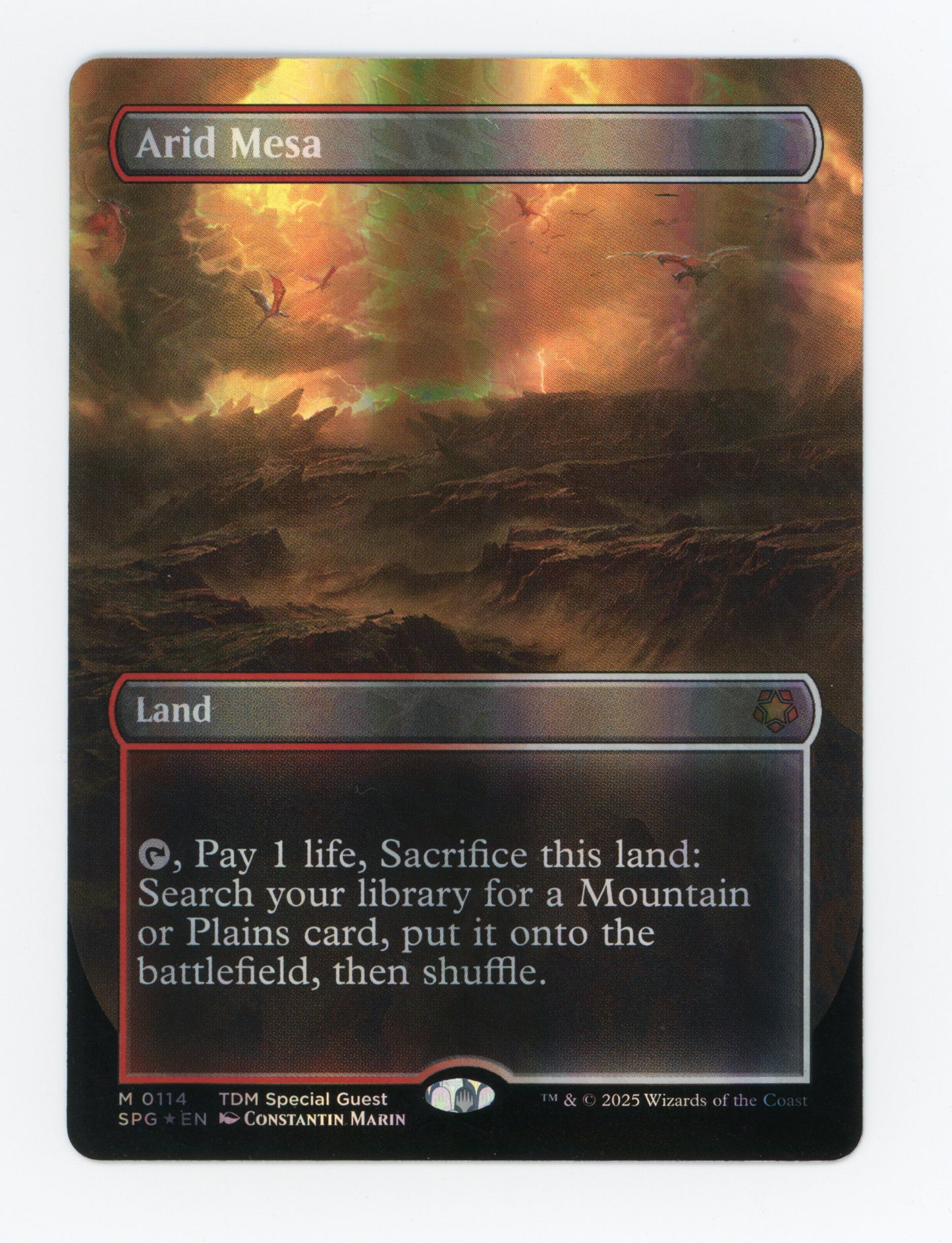 Arid Mesa — Borderless|Dragonscale Foil — ID 17888
