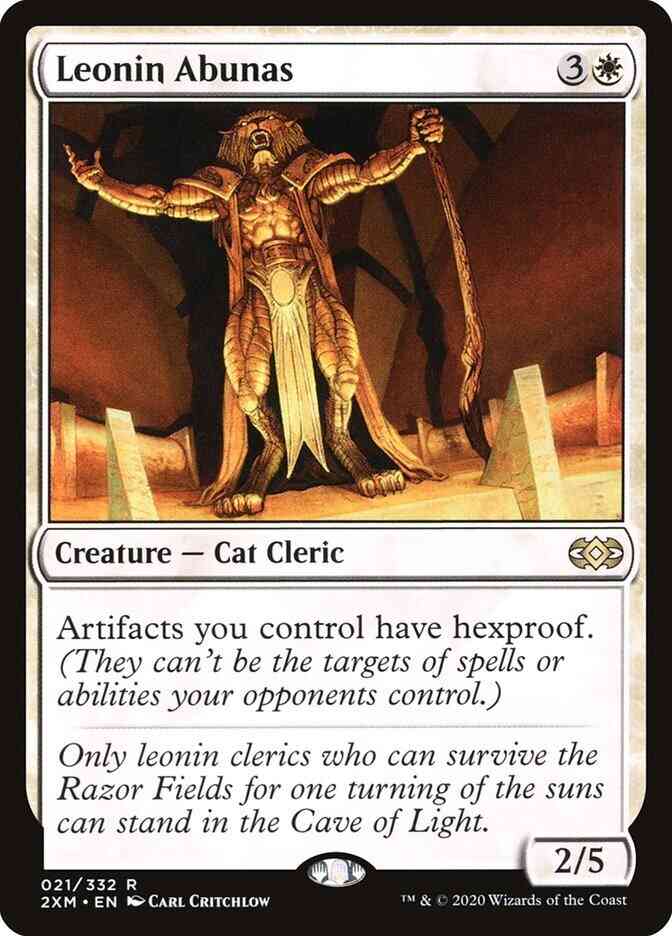 Leonin Abunas [21] [Double Masters] [Non-Foil]