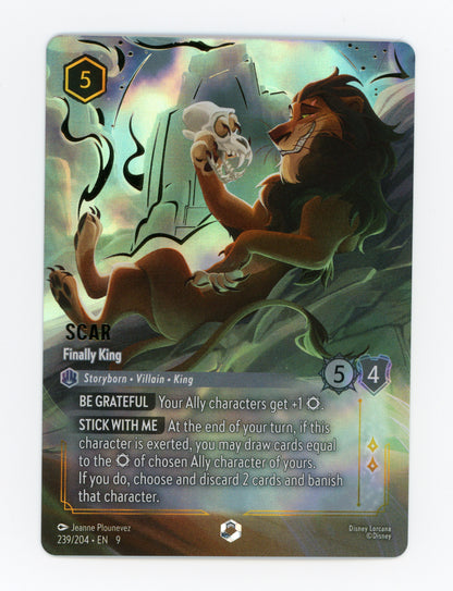 Scar - Finally King — Enchanted|Holofoil — ID 19031