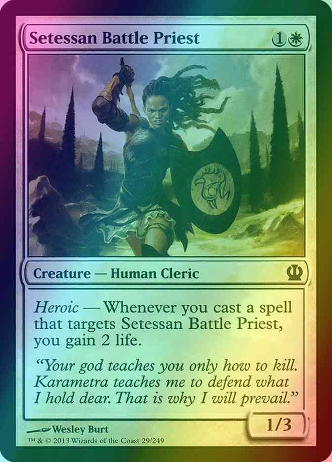 Setessan Battle Priest [29] [Theros] [Foil]