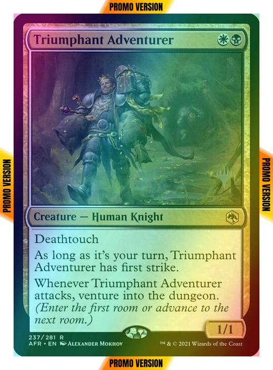 Triumphant Adventurer [Promo Pack] [237p] [Adventures in the Forgotten Realms Promos] [Foil]