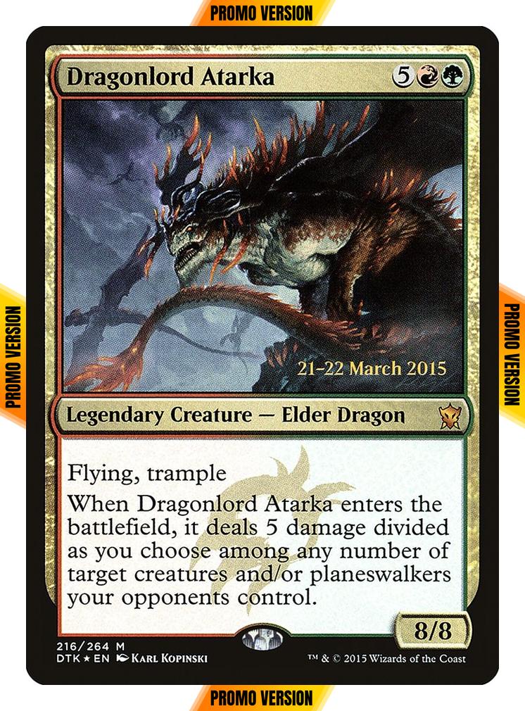 Dragonlord Atarka [216s] [Dragons of Tarkir Promos] [Foil]